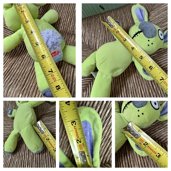 Yottoy Mo Willems Knuffle Bunny Plush Green 8" Small Stuffed Animal Toy 2004 - Picture 9 of 11